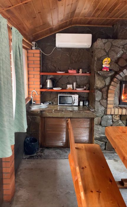 Карпатские чаны, баня на дровах, зимняя альтанка, мангал!