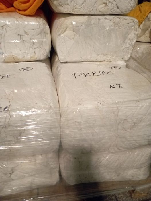 Czyściwo bawełniane kolor i białe