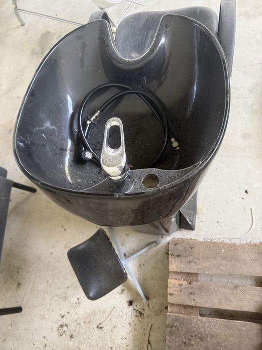 Cadeira lavagem cabelo usada - Cabeleireiro