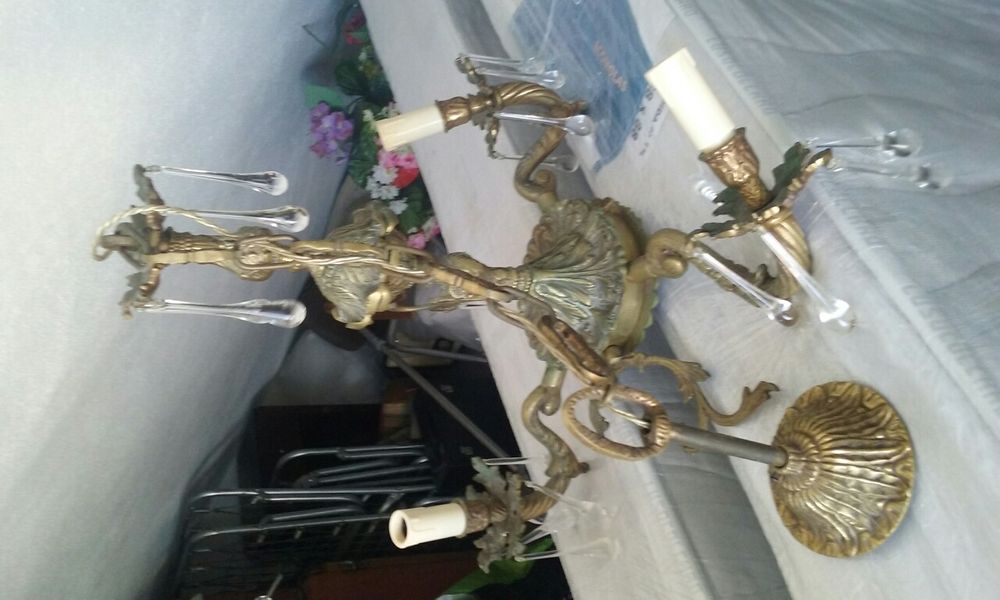 Candeeiro de teto em bronze