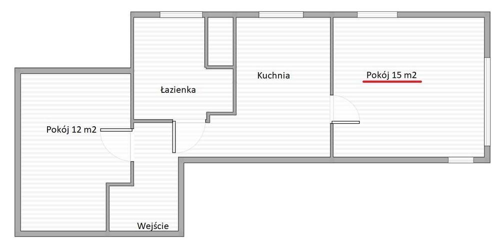 Wynajmę 1 osobowy pokój. 15m2. Balkon. Winda. Ochrona. Siłownia.