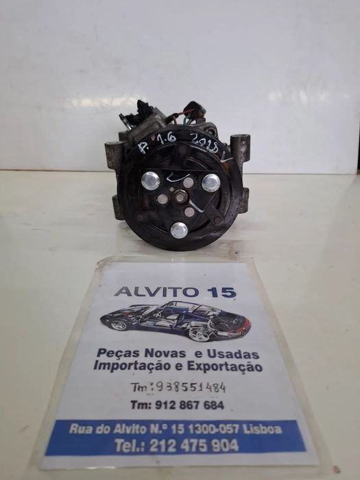 Compressor AC/ar condicionado Peugeot 1.6  2018 referência:9830148880
