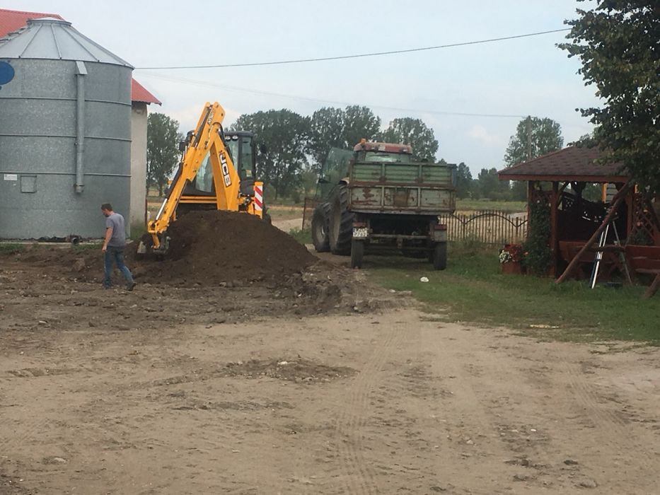 Usługi koparko-ładowarką