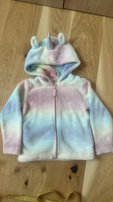 Кофта hm єдиноріг фліска hm 2 3 роки unicorn НМ 86-92 см 1.5-2 роки
