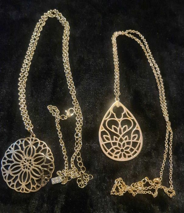 Кольє чокер намисто ланцюжок кулон підвіска сережки вінтаж стрази