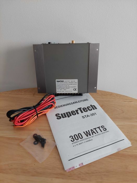 Amplificador Auto SuperTech 300W - NOVO