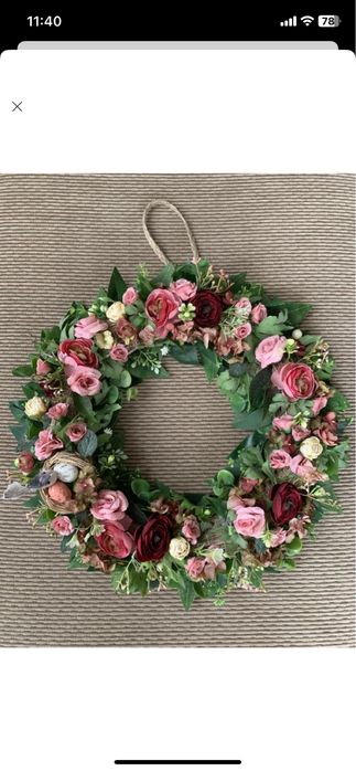 Віночок-Прикраса на великдень,45 см