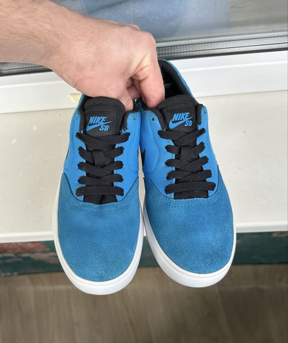 Оригінальні замшеві кросівки Nike SB Check air max найк 38 розмір 24см