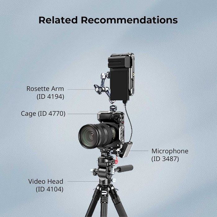 SMALLRIG 4349 Płyty montażowe do Sony, FUJIFILM, Nikon, Canon