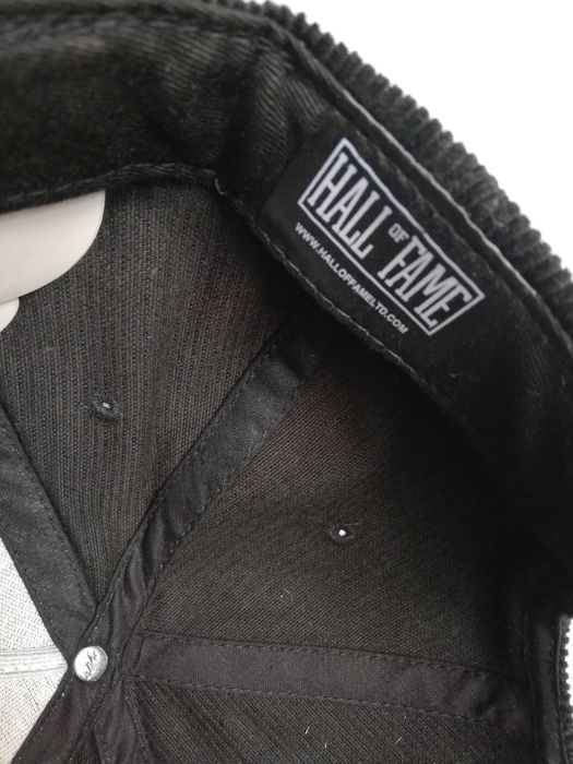 Czapka z daszkiem full cap sztruks skóra 56cm