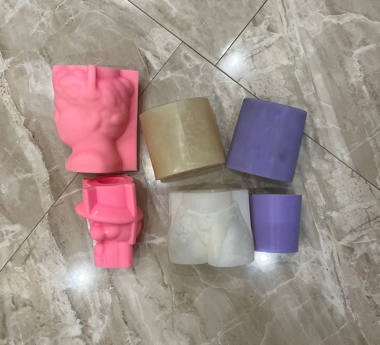 Молд силіконові Форми для кашпо гіпсу