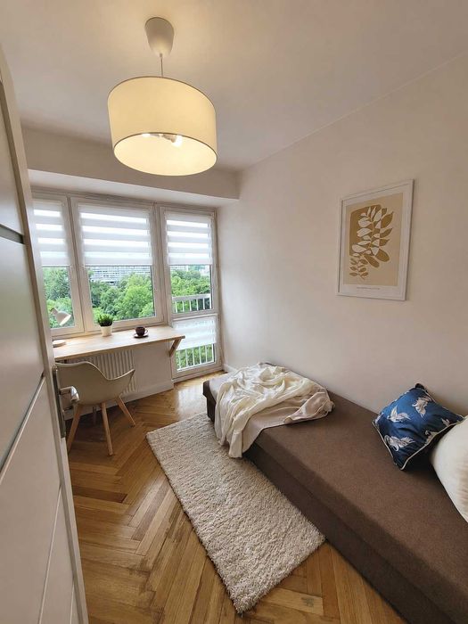 Przytulny pokój przy UŚ | balkon francuski | centrum