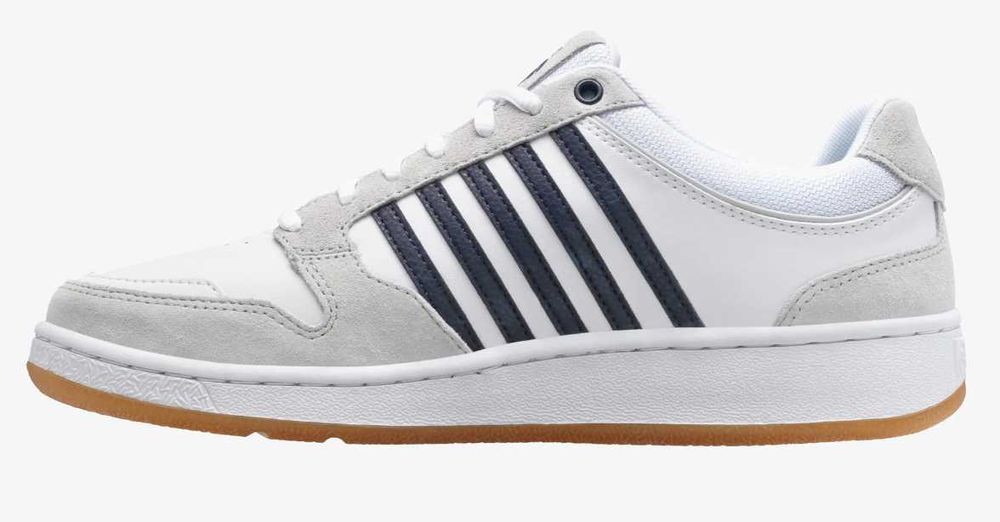 Nowe buty sneakersy skórzane K-SWISS, 45, KS112O051-A11