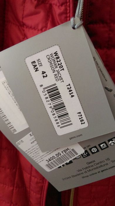 Geox р.42 водоотталкивающая куртка женская