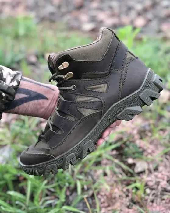Черевики військові демісезонні черевики тактичні Ukr-tec олива 36-48р