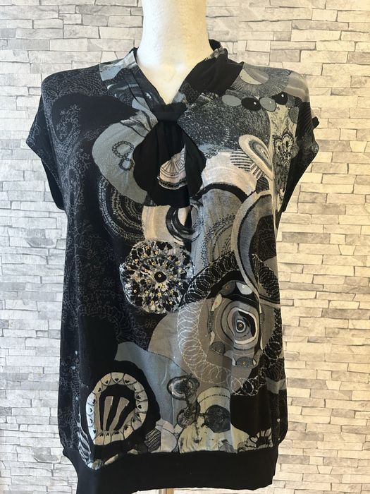 Desigual bluzka z wiskozy M