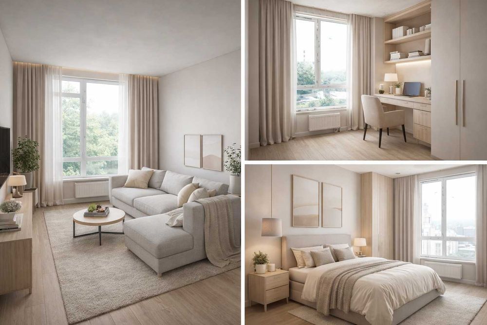 1к в єОселю. 3 або 7% річних. Підготовка під ремонт