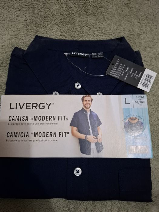 Camisas Marca Livergy, modern fit, tam 42 NOVAS