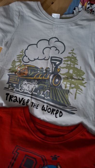 7 koszulek 110 dla chlopca