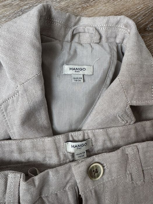Стильний костюм mango, льон 116, 5-6 років