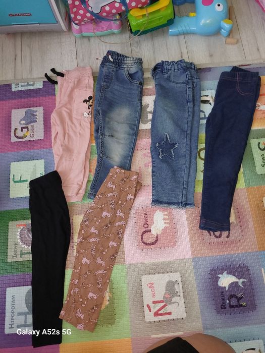 Paka ubranek dla dziewczynki 86/98