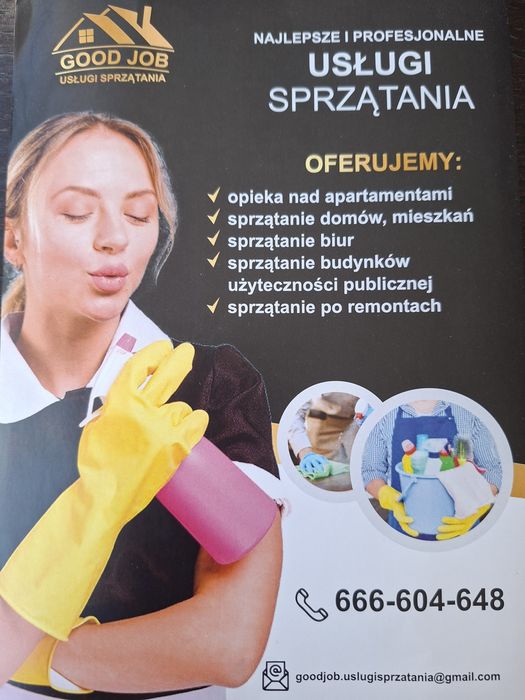 Usługi sprzątania