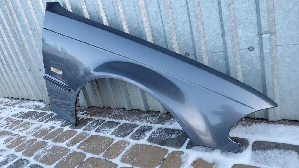 Błotnik Prawy Bmw E46 sedan kombi Przedlift stahlgrau metallic 400/7