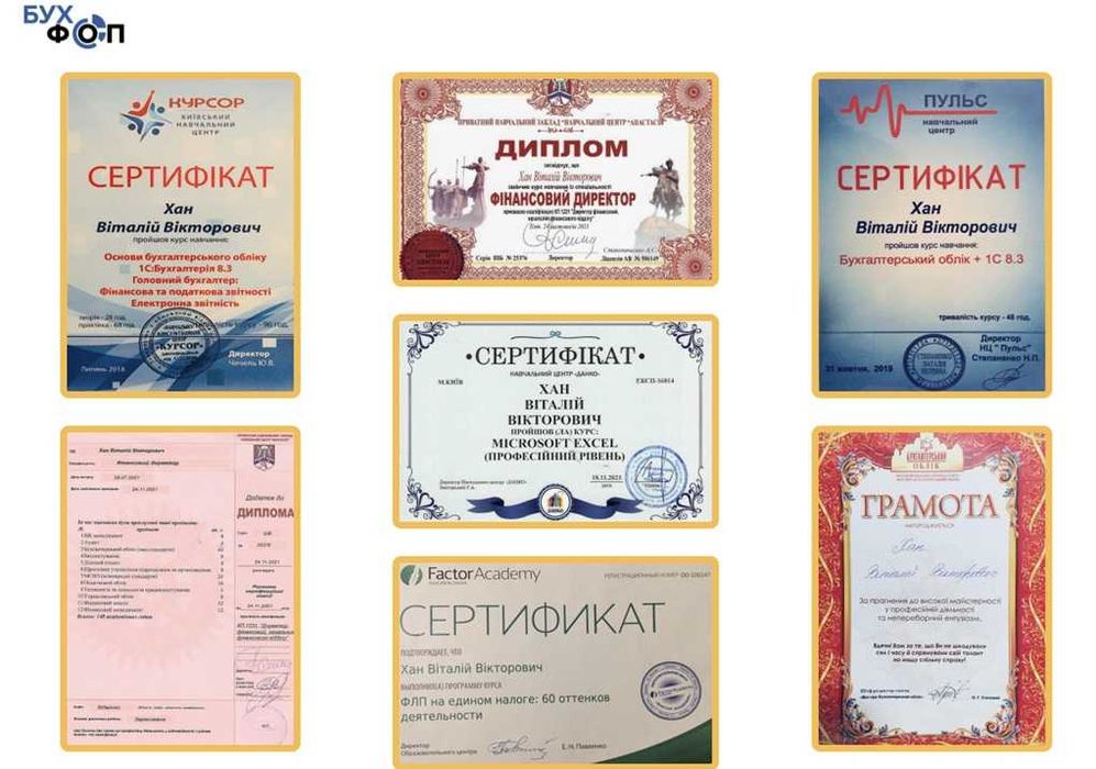 БУХГАЛТЕР для ФОП (ІТ, Послуги, Реалізація) (РРО, ПРРО) 1️⃣1️⃣ років досвіду!