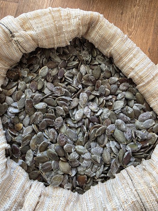 Насіння голонасінного гарбуза.