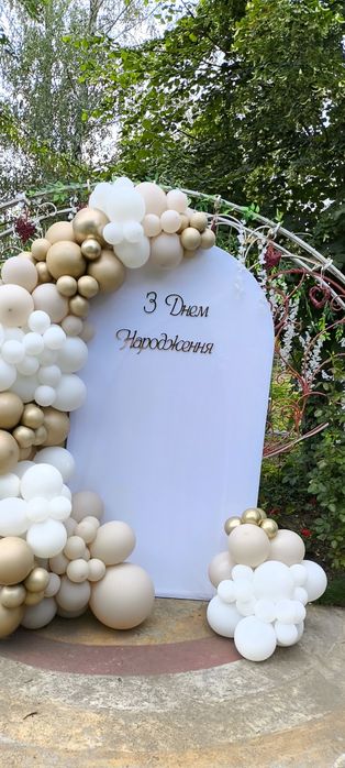 Гелієві кульки, фотозони, повітряні кульки