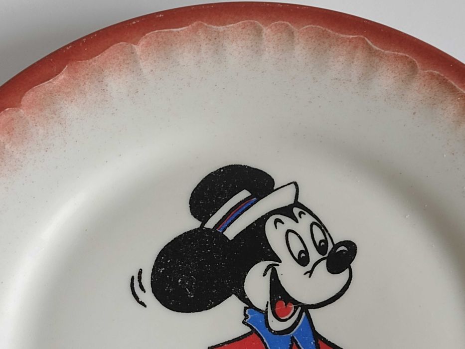 BOGUCICE - Stary talerzyk śniadaniowy Myszka Miki