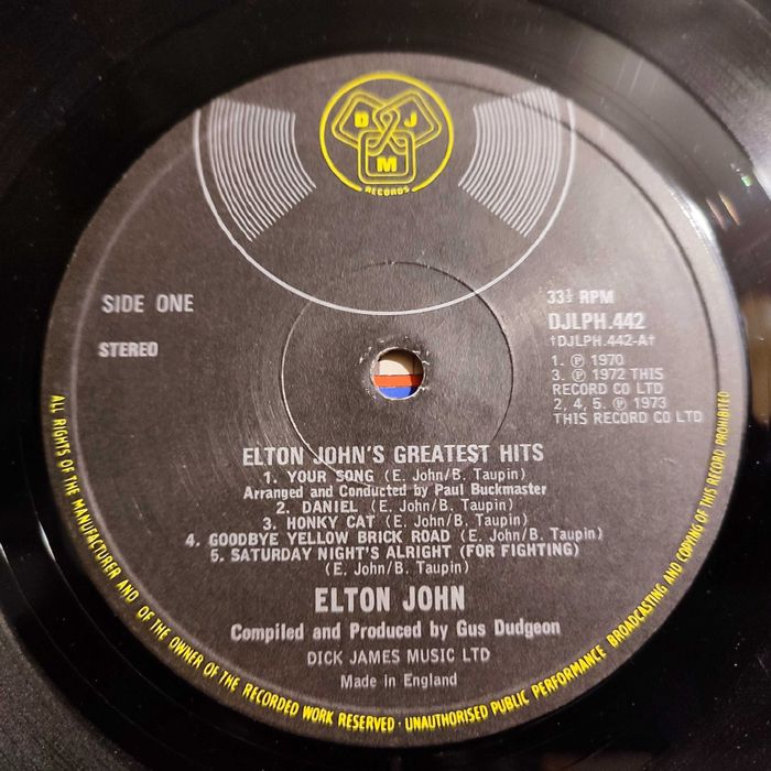 Elton John	Greatest Hits