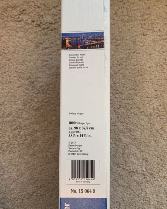 Puzzle 1000 peças Ravensburger Londres