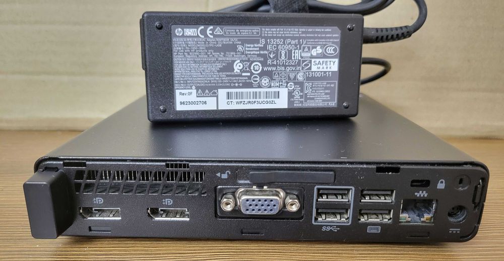 Мікро HP EliteDesk 800 G3 i5-7500T 8/256GB NVME m2 Wi-Fi компьютер