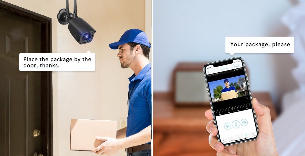 Wifi камера відеоспостереження 5мегапікселів