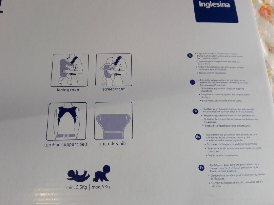 Mochila Porta-bebés Front Inglesina 0m+