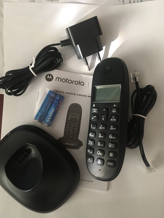 Telefone sem fios  Motorola C1001 Preto