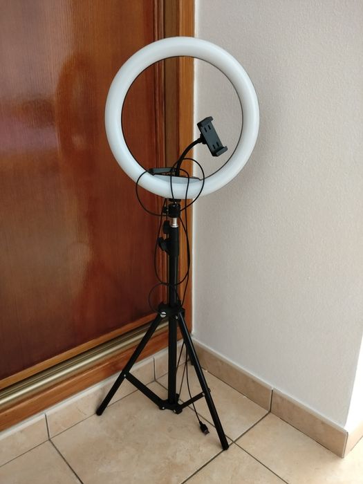 Ring light com tripe