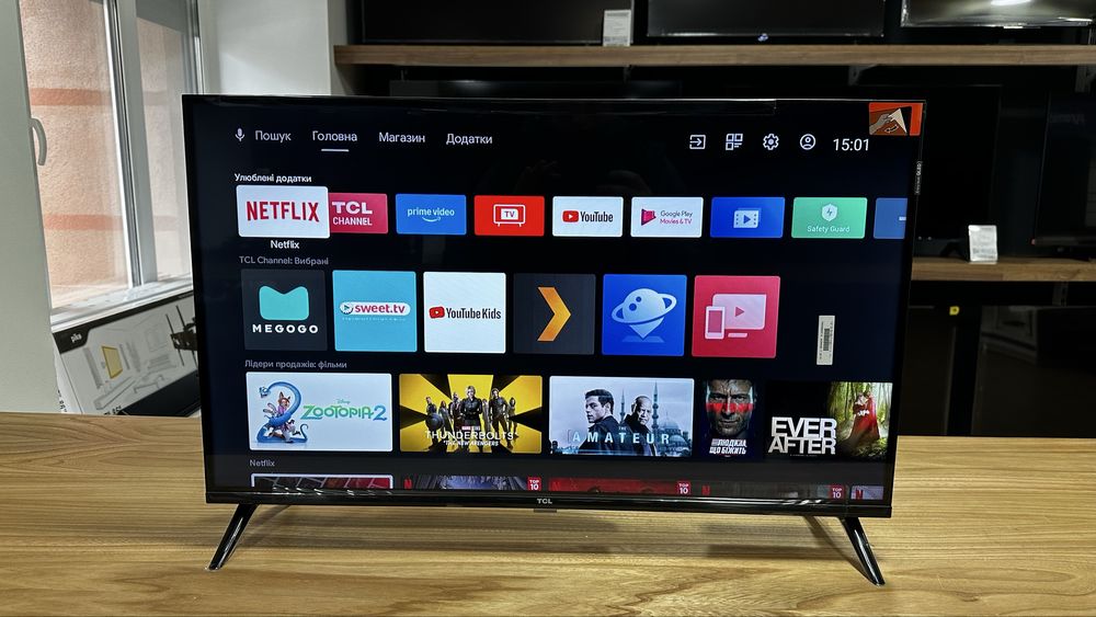 Телевізор 32ʼʼ TCL 32S5K  FHD Android TV NEW