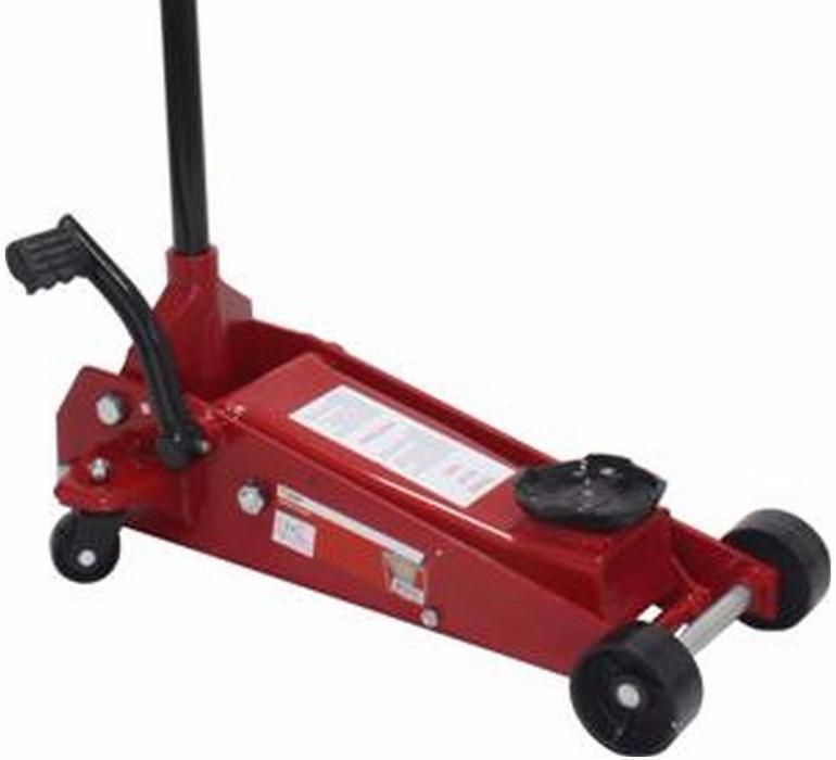 Macaco de rodas capacidade 3500 Kgs com pedal de elevação. AP28