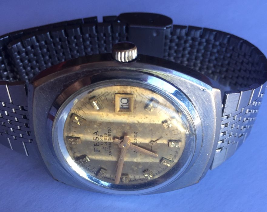 Relógio mecânico antigo, FESA Luxe