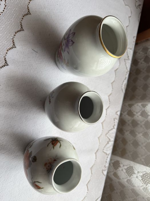 Wazony 5szt. porcelana Chodzież PRL