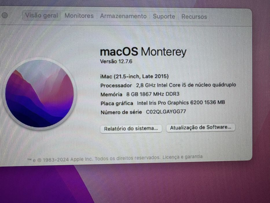 Computador Apple de secretaria