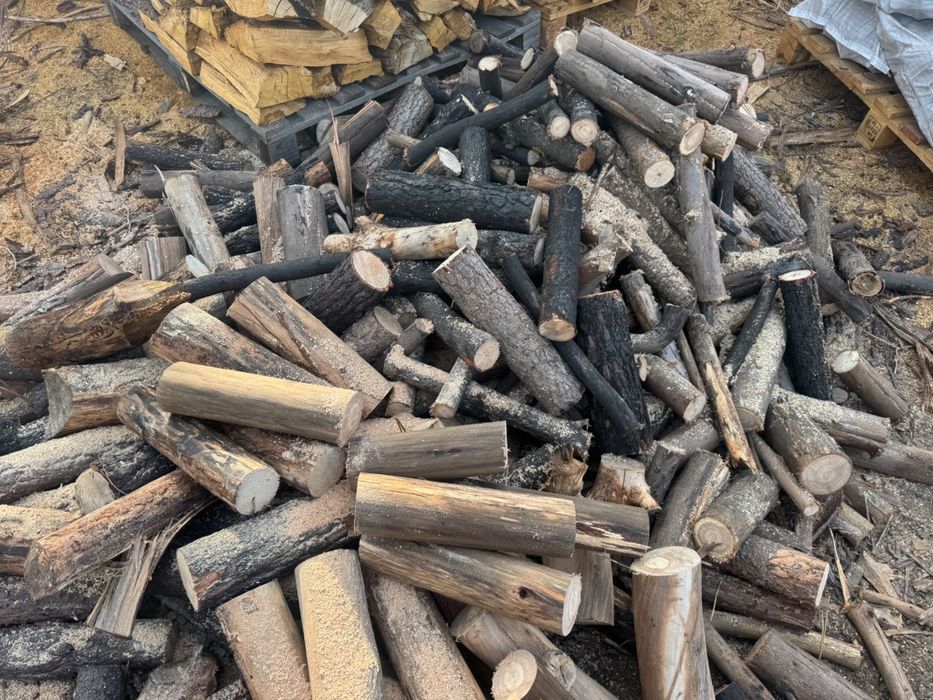 Lenha em rolos para fogões etc