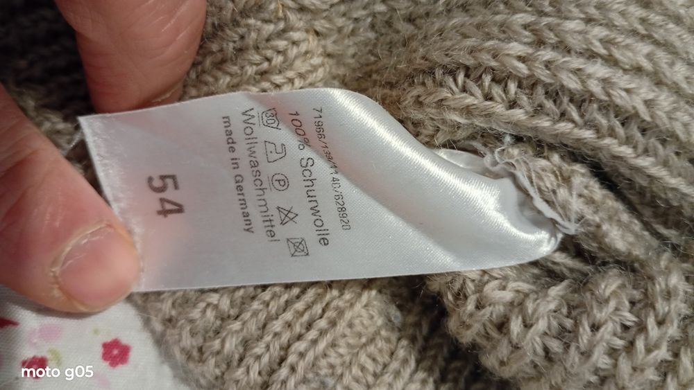 Męski sweter XL 100%welna shurwolle McLaughins Irish Shop