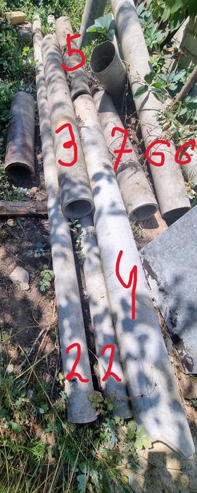 Асбестовые трубы нескольких размеров