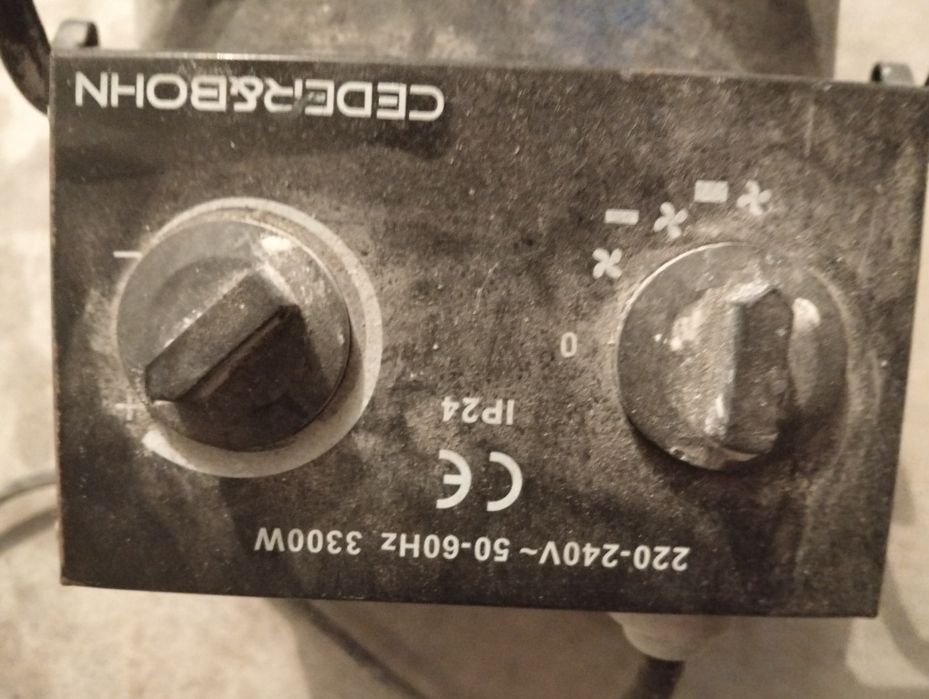 Aquecedor elétrico industrial ceder&bohn 3300W