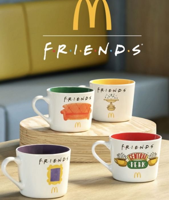 Чашки Друзі фігурки кружки Friends фигурки  Макдональдз  Друзі Friends McDonald's чашки Друзья