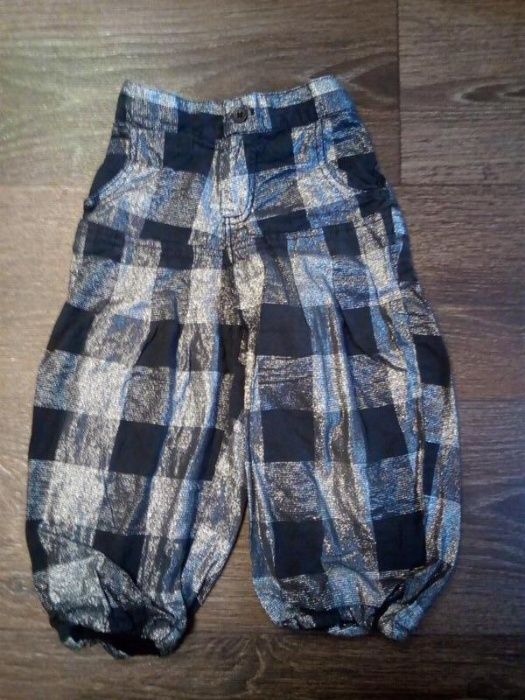 Стильные, свободные штаны. 3-4года