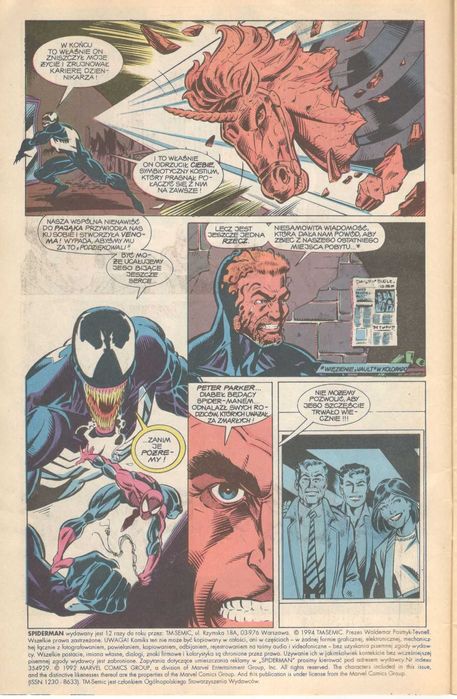Spiderman 12/94 (54) Finałowa Rozgrywka